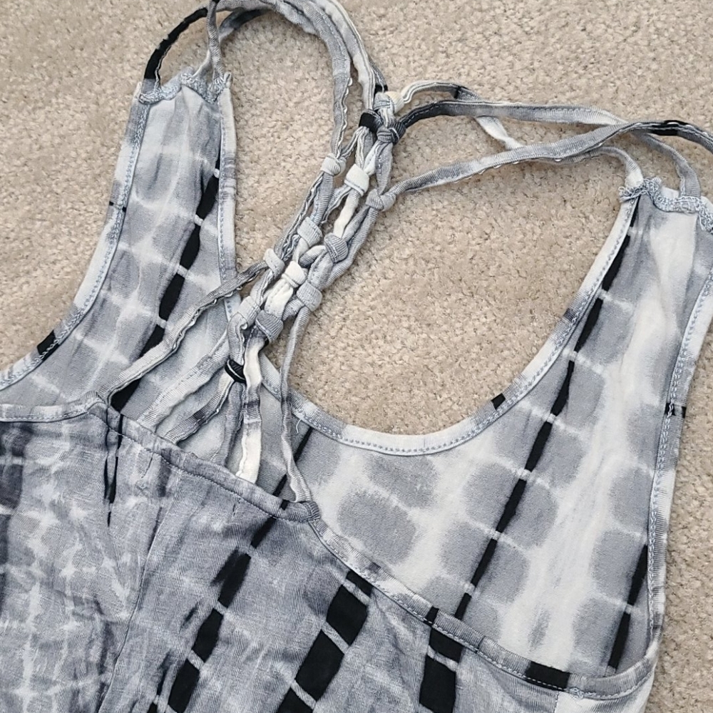 Tie dye maxi dress